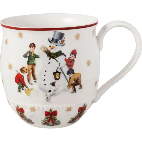 Villeroy & Boch Toy's Fantasy Snemand krus, 38 cl, rød/hvid