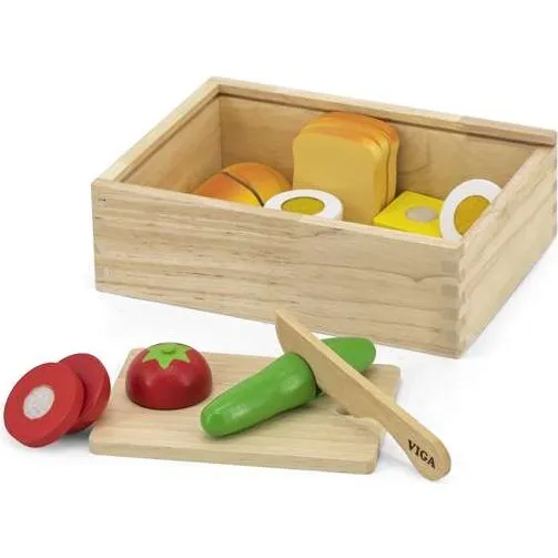 Viga 44541 Morgenmadsskæresæt i træ