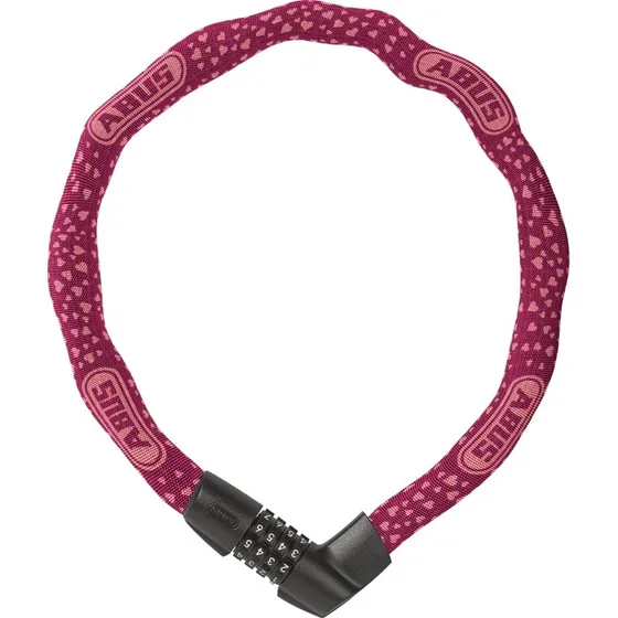 ABUS Kædelås 1385 Tresor Combo 6mm - Cherry Heart
