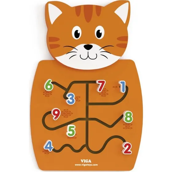 VIGA 50676 Aktivitetstavle - Kat (vægmonteret)