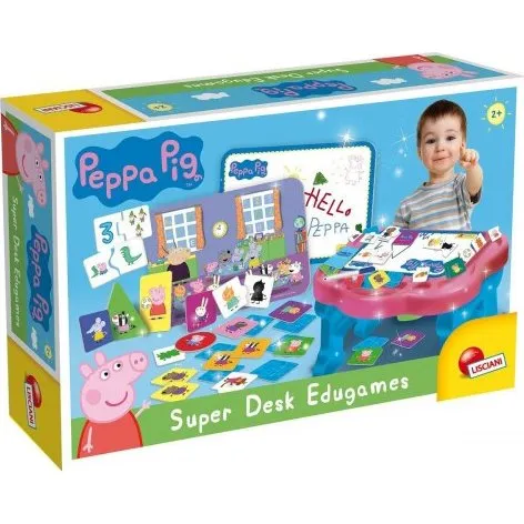 Color Baby Peppa Pig Aktivitetsbord 30x48x38 cm - Lyserød/blå