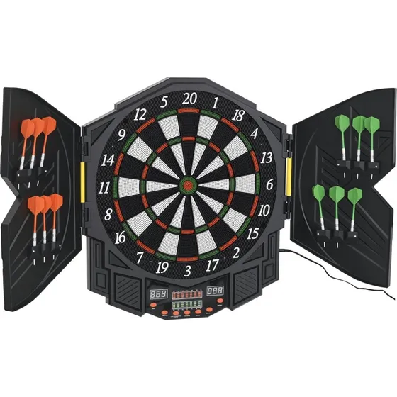 Elektronisk Dartskive med LED-display og Stemmebesked