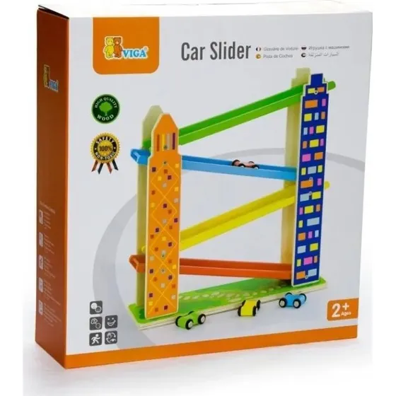 VIGA Bilbane 37x35x10 cm med 4 biler