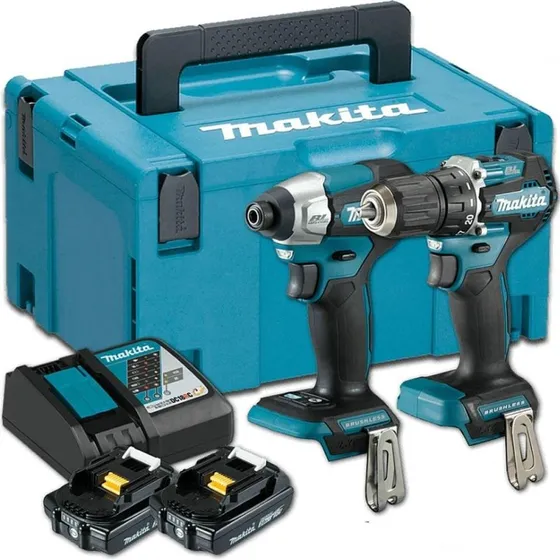 Makita Kombisæt LXT DDF487+DTD157 - 18V, 2 x 2,0 Ah