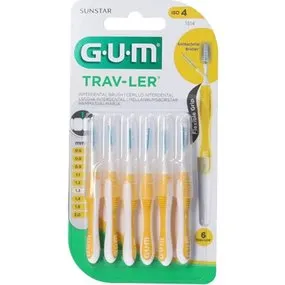 GUM Trav-Ler 1,3 mm mellemrumsbørster, 6 stk