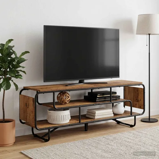 vidaXL TV-bord i gammelt træ, 140 x 36 x 45 cm