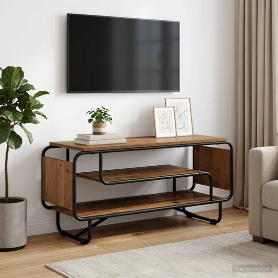 vidaXL TV-bord i gammelt træ, 98 x 36 x 45 cm