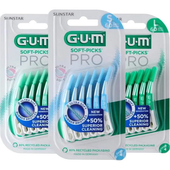 GUM Soft-Picks Pro Small – 60 stk