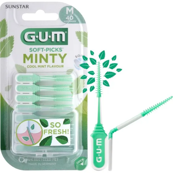 GUM Soft-Picks Mint Medium 80 stk