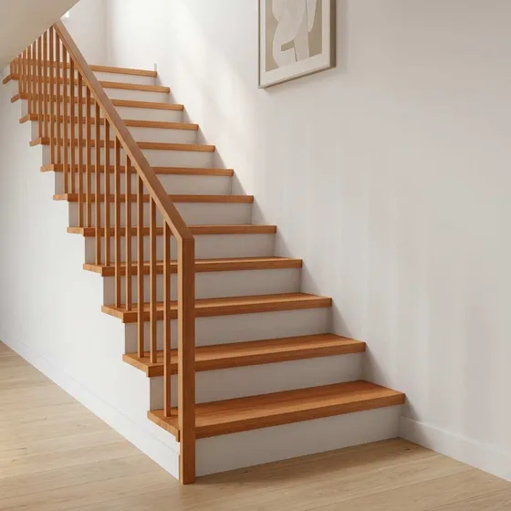 vidaXL Trappetrin 16 stk. 90x25x2 cm i massiv lys bøg