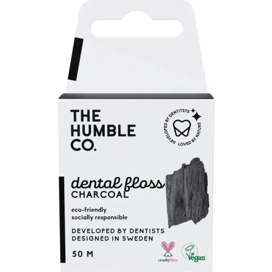 The Humble Co. tandtråd charcoal 50 m