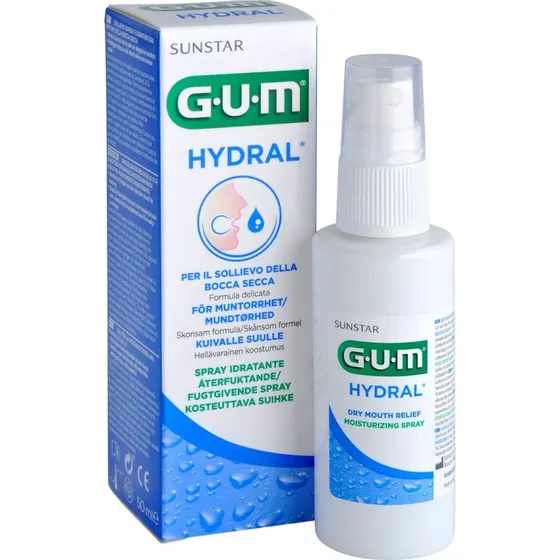 GUM Hydral Spray 50 ml mod mundtørhed