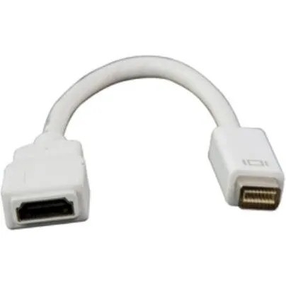 Goobay Mini-DVI til HDMI adapterkabel 0,1 m - Hvid