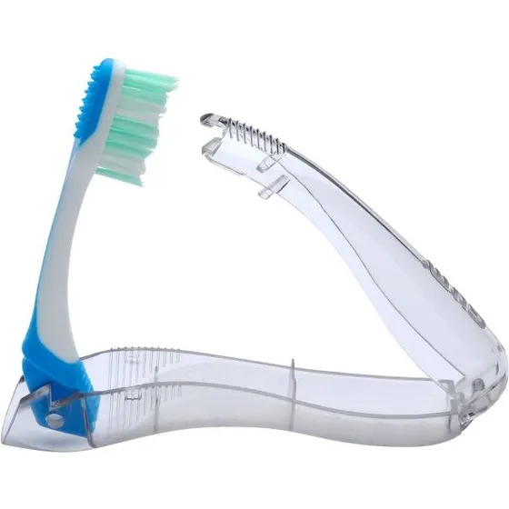 GUM Ortho Travel 125 rejsetandbørste Soft, blå