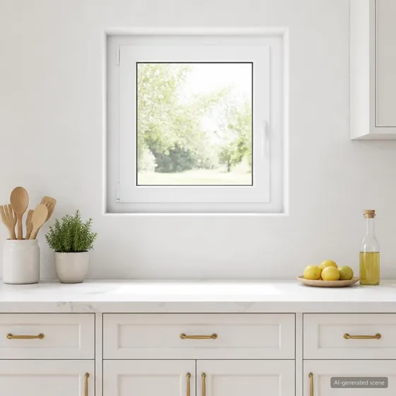 vidaXL RISOR Kældervindue 70 x 70 cm - Hvid