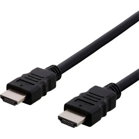 Deltaco HDMI 2.0 kabel 1m – 4K/60Hz, Sort