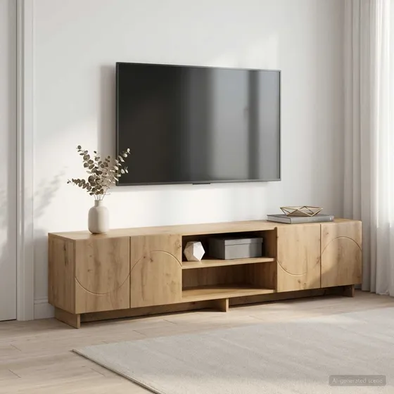 vidaXL TV-bord 180 x 34,5 x 40 cm i Artisan-eg