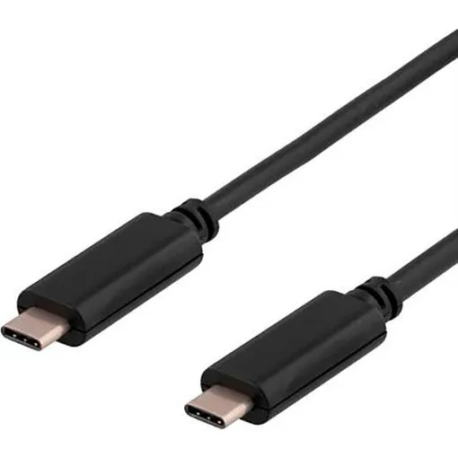 Deltaco USB-C kabel 0,5 m (USB-C til USB-C) – USB 3.1 Gen1, sort