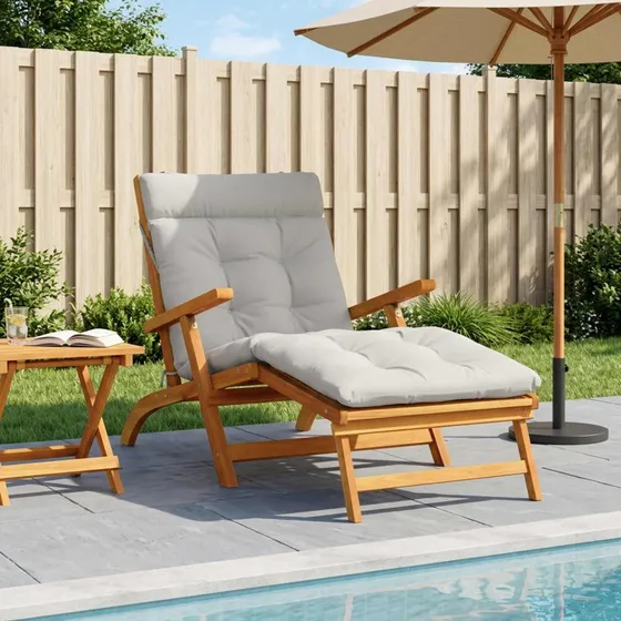 vidaXL VIANEN Solsengspude - Hvid - 200 x 70 x 8 cm
