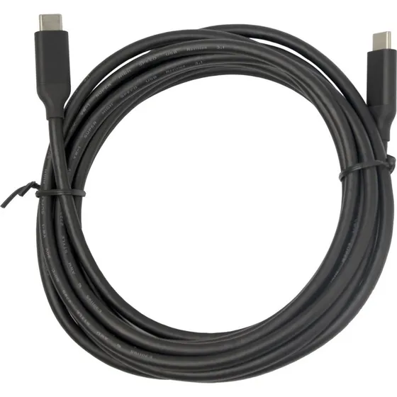 Deltaco Active USB-C til USB-C kabel 5m, 5 Gbps, 60W, 8K/30Hz, sort