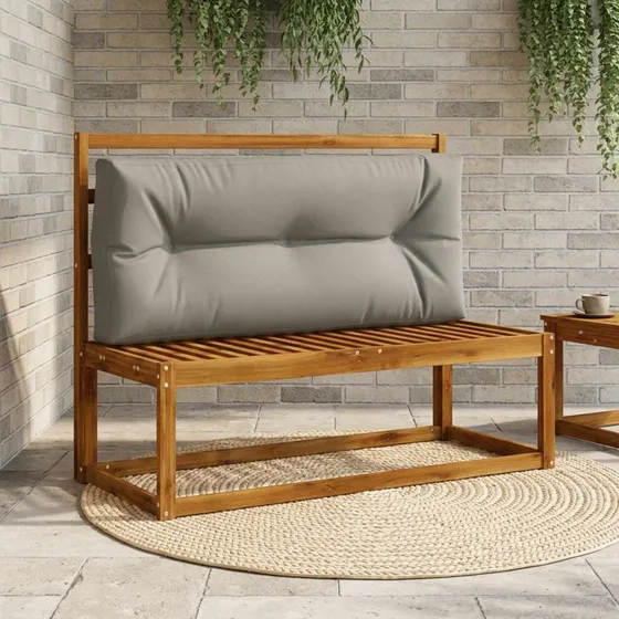 vidaXL VIANEN Palle rygpude - Grå - 120 x 50 x 12 cm