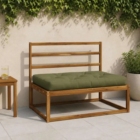 vidaXL VIANEN Pallesædepude - 120 x 80 x 12 cm - Olivengrøn