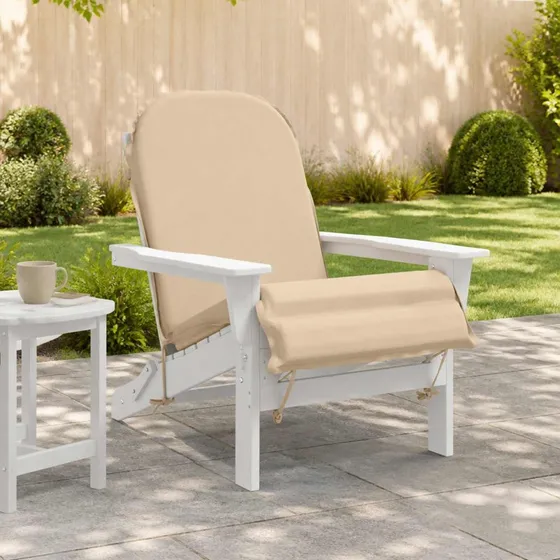 vidaXL GEMERT Solsengspude - Cremefarvet - 55 x 135 x 6 cm