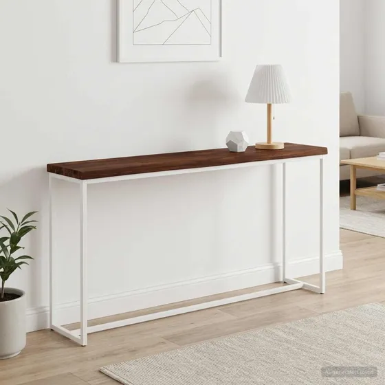 vidaXL Rektangulært Bord i Massivt Akacietræ, 140 x 30 cm