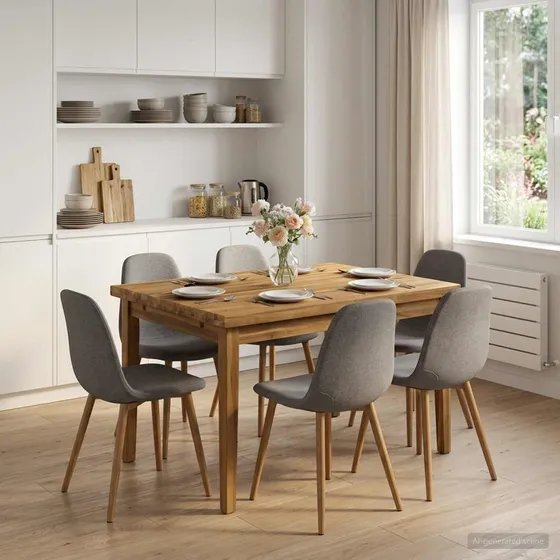 vidaXL Rektangulært Bord i Massivt Akacietræ 90 x 70 cm