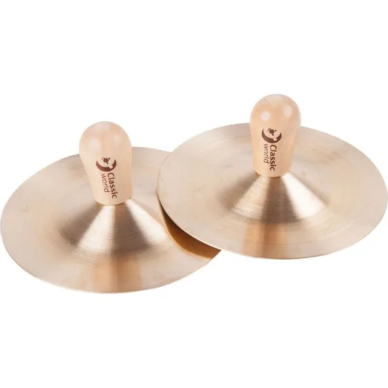 Classic World Cymbals Metal 15cm med træhåndtag