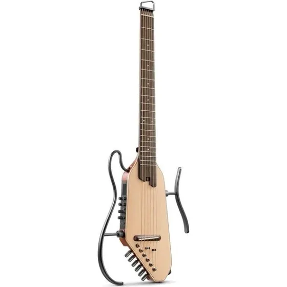 Donner Hush I Pro Elguitar - Natural Spruce