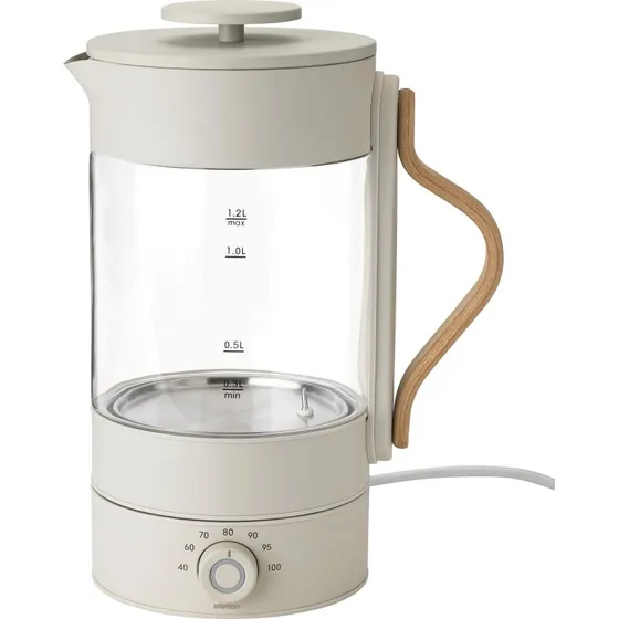 Stelton Emma elkedel 1,2 liter - Klar/Sand