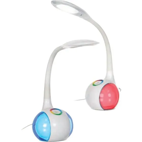 Activejet AJE-RAINBOW RGB LED-bordlampe, hvid (6W)