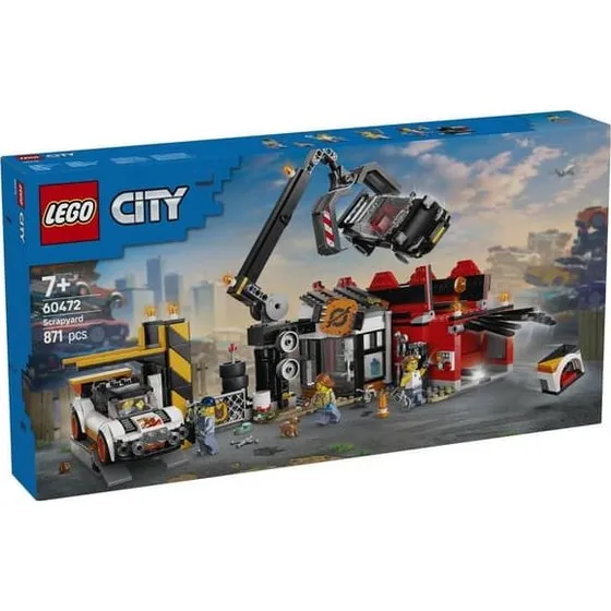 LEGO City 60472 Skrotplads med biler - 871 dele