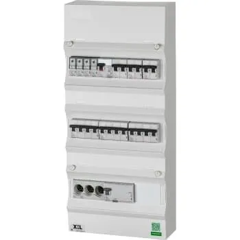 Boligtavle LLK3 T01.3030 m/transient T2/20 og sikringselem, hvid