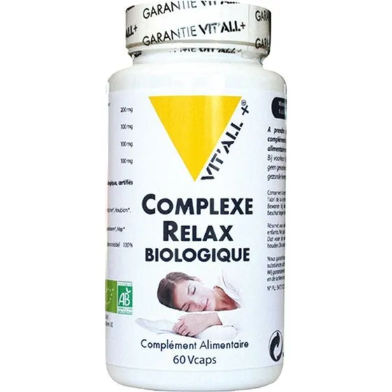 Vit'All+ Organic Relaxation Complex 60 kapsler