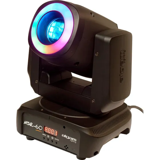 Algam Lighting MSR60 LED Spot Movinghead 60W med LED-ring