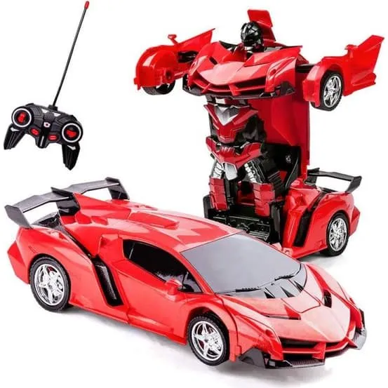 Transformer Fjernstyret Bil – Rød, 1:18