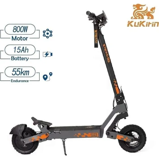 KuKirin G2 Elektrisk løbehjul - 800W motor, 55km rækkevidde