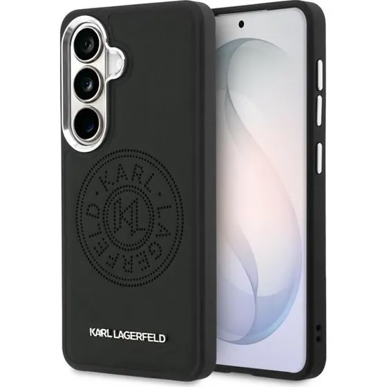 Karl Lagerfeld Perforated KL MagSafe Case til Samsung Galaxy S26+ - Sort