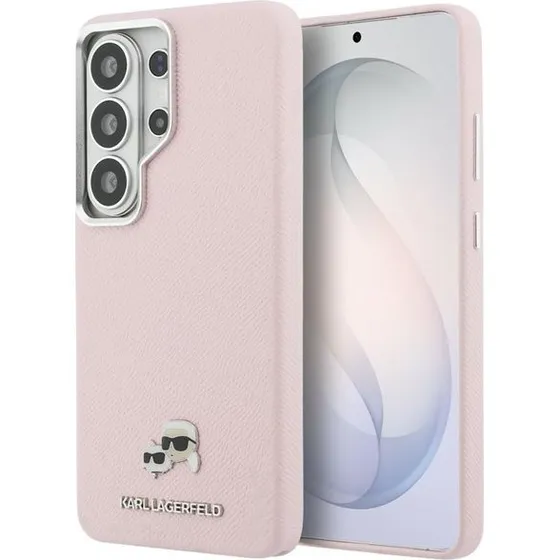 Karl Lagerfeld Saffiano MagSafe Case til Samsung Galaxy S26 Ultra - Pink