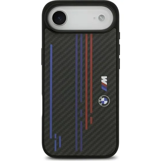 BMW M Kevlar Lines & Logo MagSafe Case til iPhone Air - Sort
