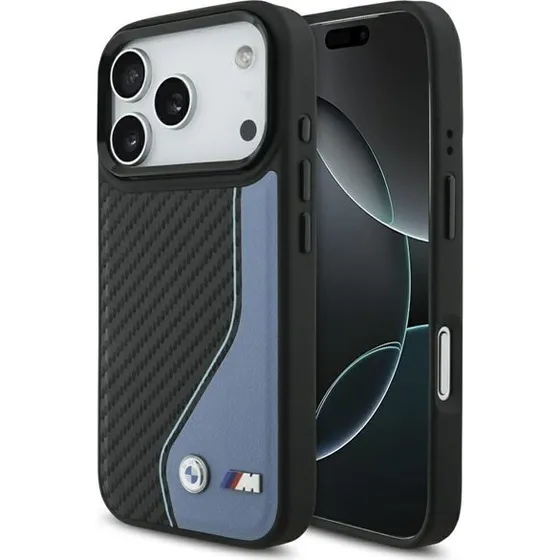 BMW M Carbon Logo MagSafe Case til iPhone 17 Pro - Blå