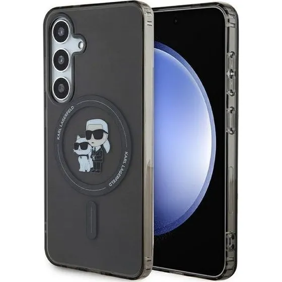 Karl Lagerfeld Karl & Choupette MagSafe cover til Samsung Galaxy S24 - Sort