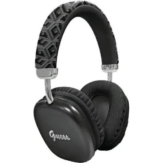 Guess GCube Bluetooth On-ear Hovedtelefoner - Sort med Metallic Logo