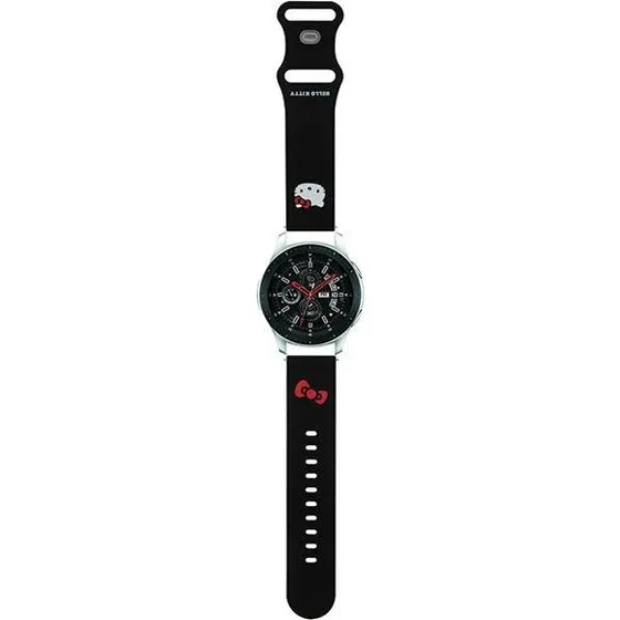 Hello Kitty Universal Silikone Urrem - 22mm - Sort