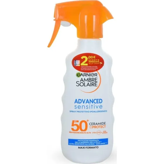 Garnier Ambre Solaire Sensitive Advanced SPF 50+ Ceramid Spray 270 ml