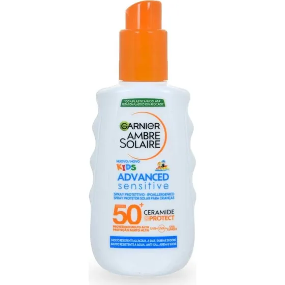 Garnier Ambre Solare SPF 50+ Beskyttelsesspray til børn, 150 ml