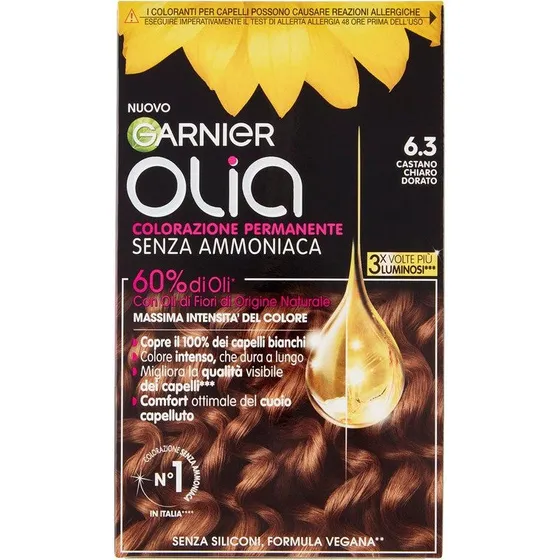 Garnier Olia Golden Permanent Color 6.3