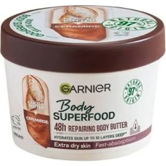 Garnier Body Butter med kakaoceramid, 380 ml
